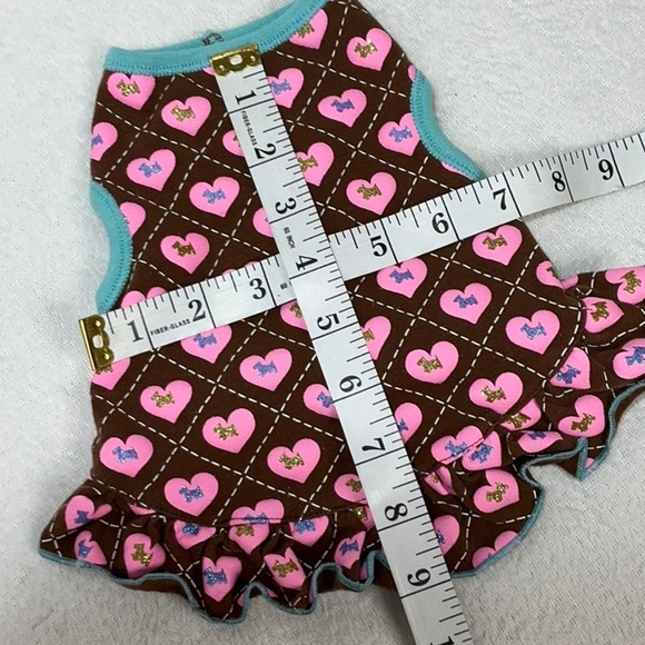 Heart Patterned Dog Dress - Picture 5 of 8